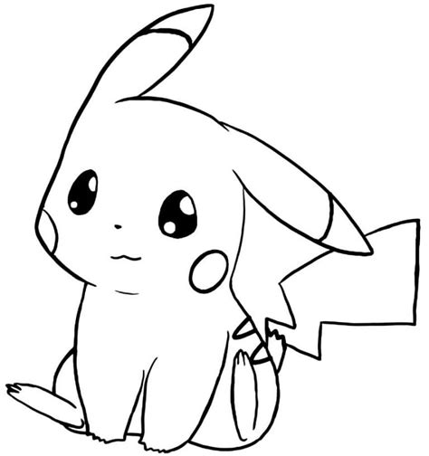 picachu para colorir|Desenhos para colorir e imprimir: Pikachu